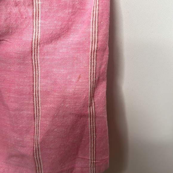 Old Navy Button Down Dress Womens Size XS Pink Striped - Picture 6 of 7